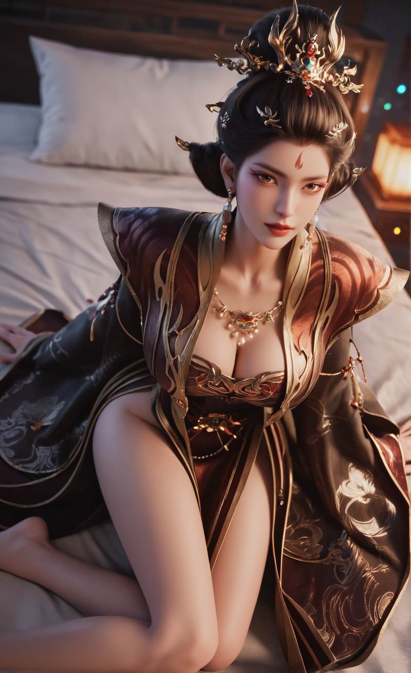 3023-墨迹-AI绘画大神国漫女神图包合集[56套-38.3G] - 第2页