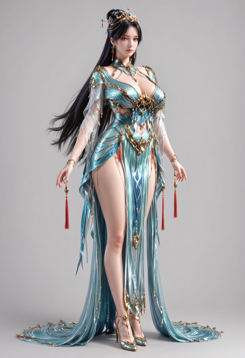 3123-雨虹-AI绘画大神国漫女神图包合集[5套-3G] - 全文