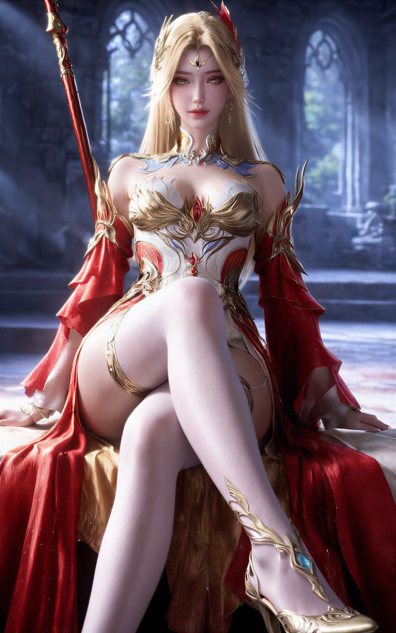 3216-小姨妈-AI绘画大神国漫女神图包合集[32套34.5G]