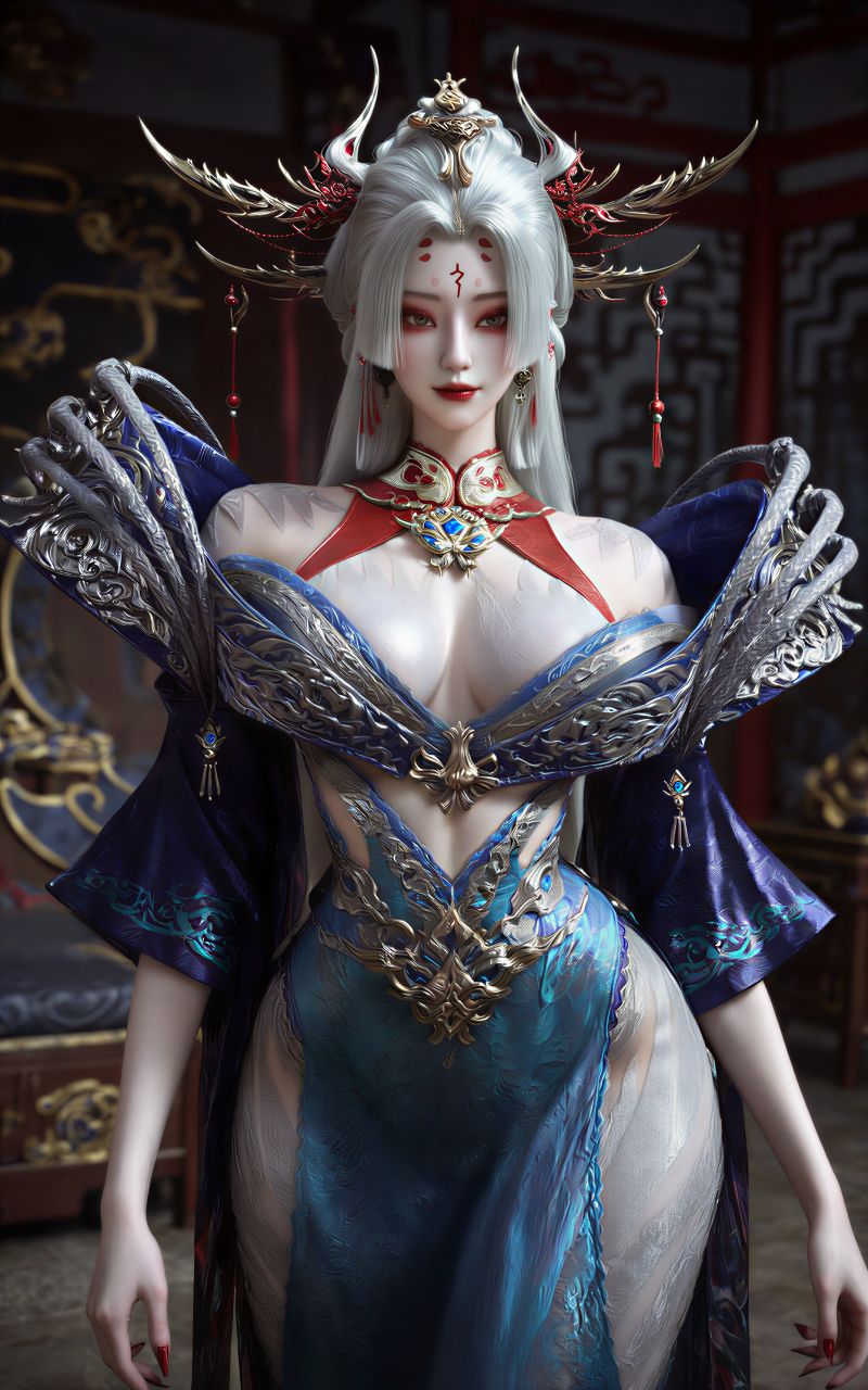 3216-小姨妈-AI绘画大神国漫女神图包合集[32套34.5G] - 第2页